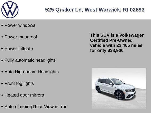 used 2022 Volkswagen Tiguan car, priced at $28,900