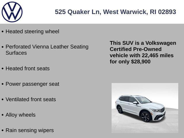used 2022 Volkswagen Tiguan car, priced at $28,900