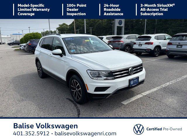 used 2021 Volkswagen Tiguan car, priced at $23,000