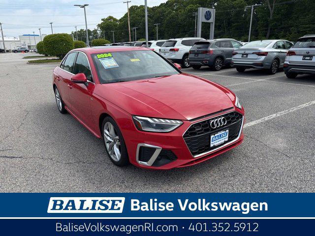 used 2024 Audi A4 car, priced at $34,500