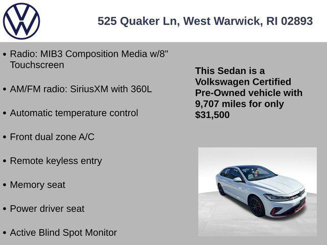 used 2025 Volkswagen Jetta GLI car, priced at $31,000