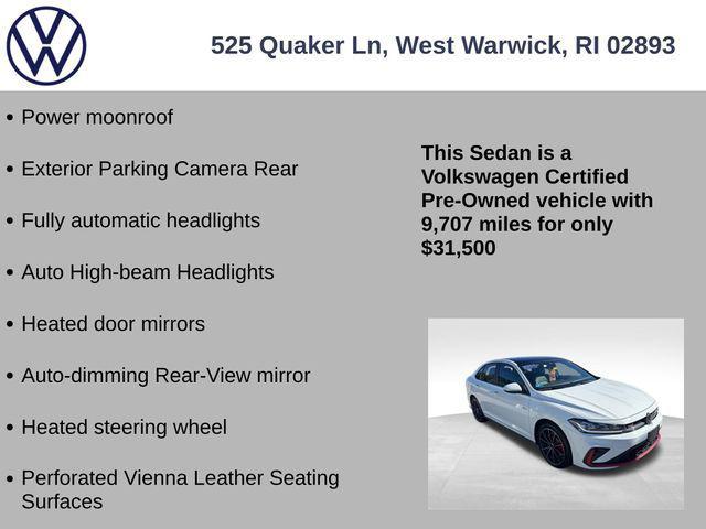 used 2025 Volkswagen Jetta GLI car, priced at $31,000