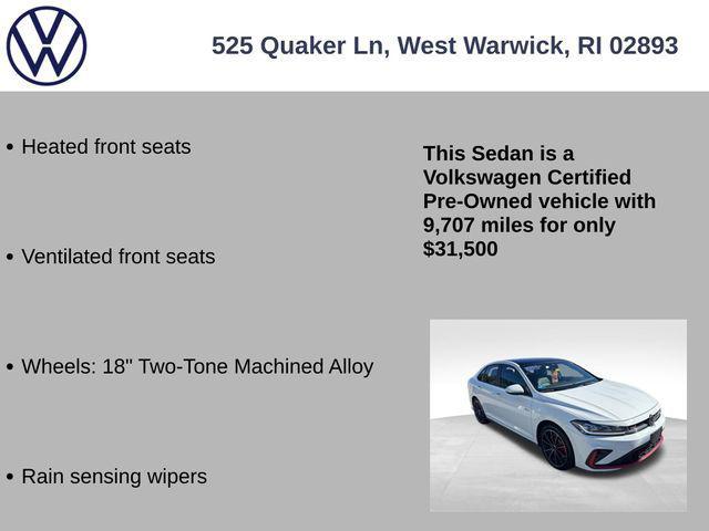 used 2025 Volkswagen Jetta GLI car, priced at $31,000