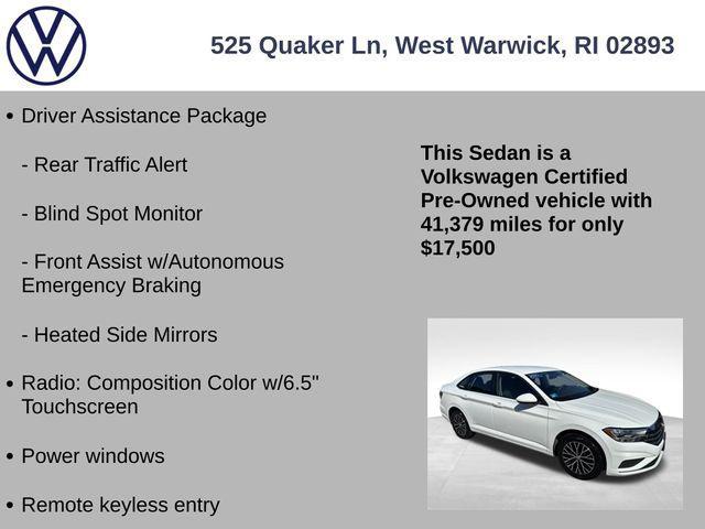 used 2021 Volkswagen Jetta car, priced at $17,500