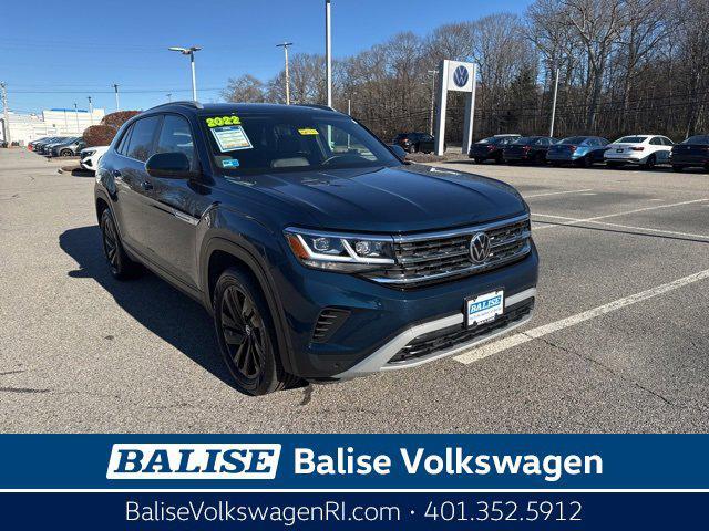 used 2022 Volkswagen Atlas Cross Sport car, priced at $28,500