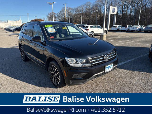 used 2021 Volkswagen Tiguan car, priced at $22,000