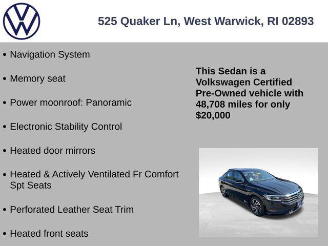 used 2021 Volkswagen Jetta car, priced at $20,000