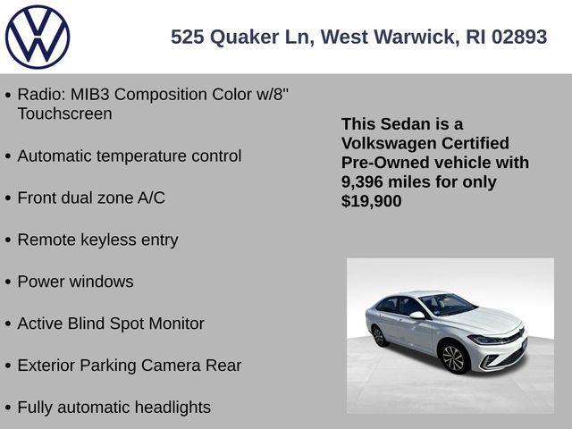 used 2025 Volkswagen Jetta car, priced at $19,900