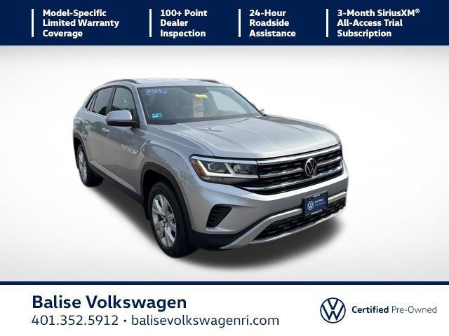 used 2021 Volkswagen Atlas Cross Sport car, priced at $21,500