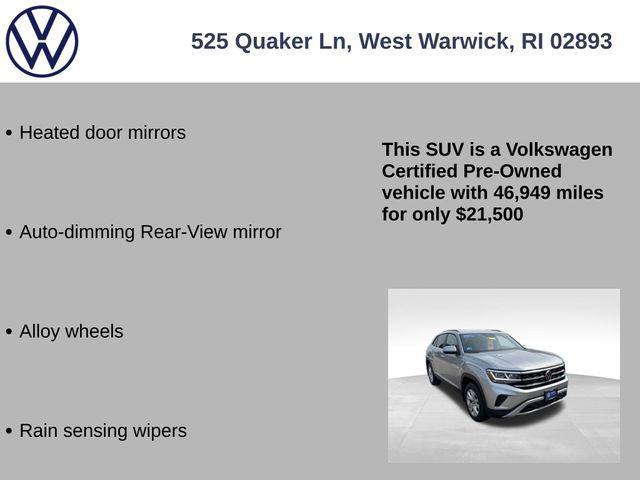 used 2021 Volkswagen Atlas Cross Sport car, priced at $21,500