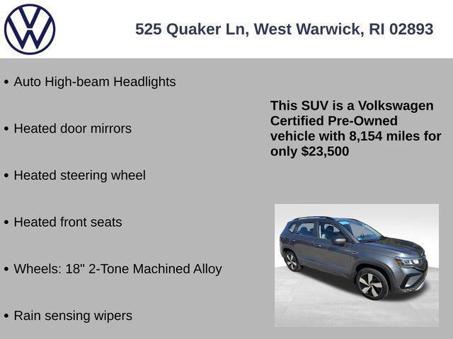 used 2024 Volkswagen Taos car, priced at $23,000