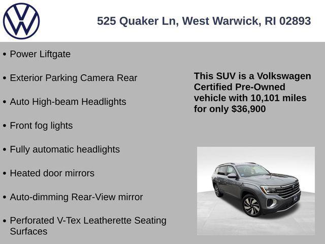 used 2025 Volkswagen Atlas car, priced at $36,900
