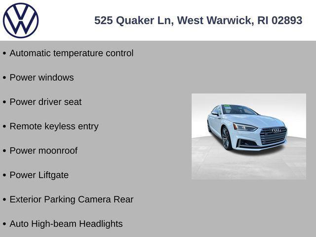 used 2018 Audi S5 car, priced at $24,500