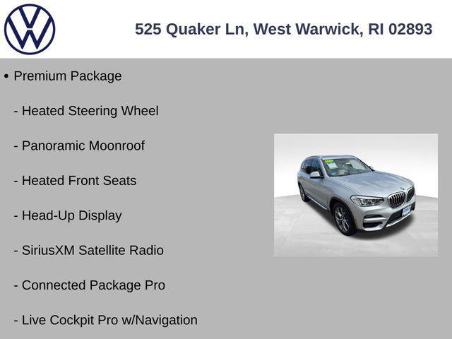 used 2020 BMW X3 car, priced at $21,500