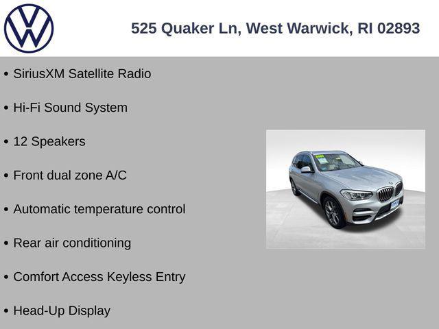 used 2020 BMW X3 car, priced at $21,500