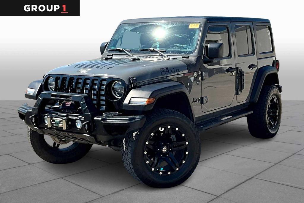 used 2021 Jeep Wrangler Unlimited car, priced at $29,000