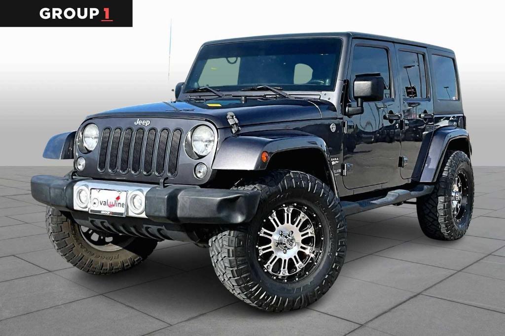 used 2014 Jeep Wrangler Unlimited car, priced at $15,695