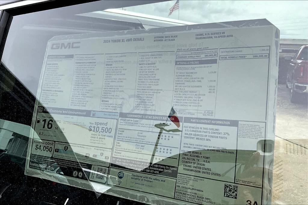 new 2024 GMC Yukon XL car, priced at $84,285