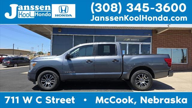 used 2022 Nissan Titan car, priced at $36,995