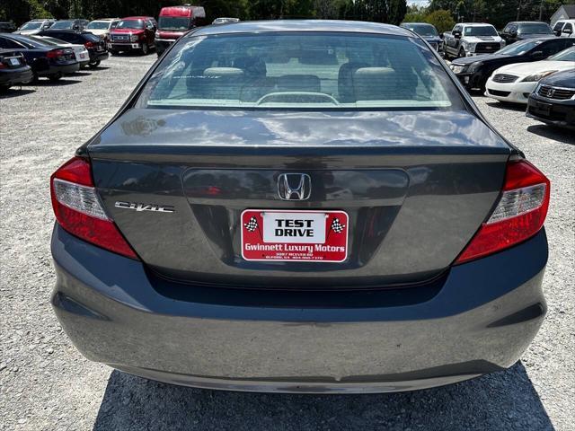 used 2012 Honda Civic car, priced at $6,000