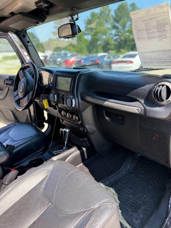 used 2016 Jeep Wrangler Unlimited car, priced at $13,500