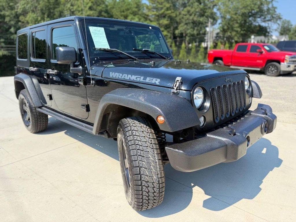 used 2016 Jeep Wrangler Unlimited car, priced at $13,500