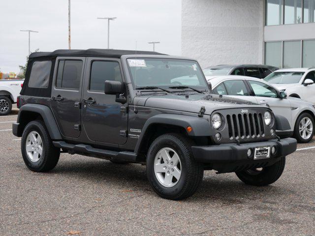 used 2018 Jeep Wrangler JK Unlimited car, priced at $23,375