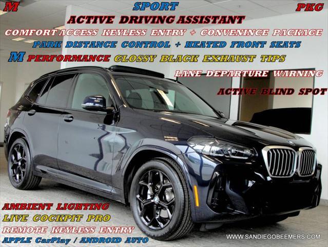 used 2022 BMW X3 car, priced at $33,998