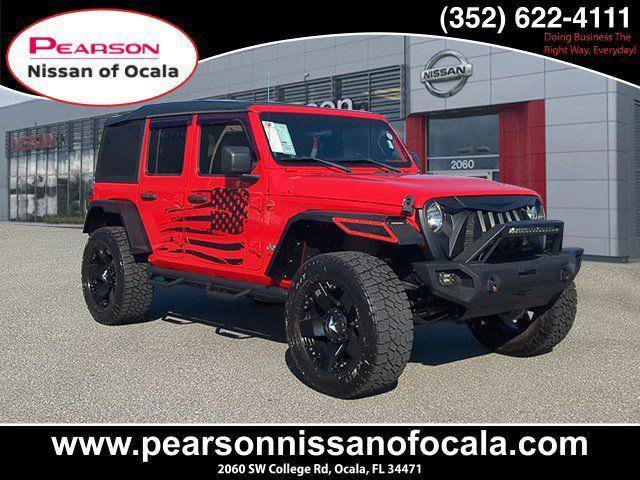 used 2020 Jeep Wrangler Unlimited car, priced at $28,988