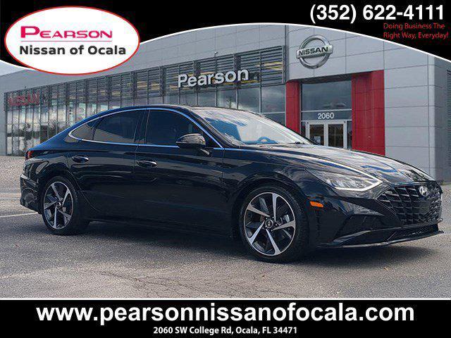 used 2021 Hyundai Sonata car, priced at $20,988