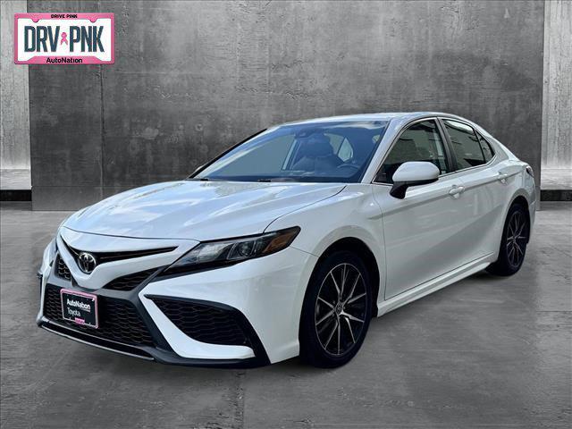 used 2021 Toyota Camry car, priced at $19,193