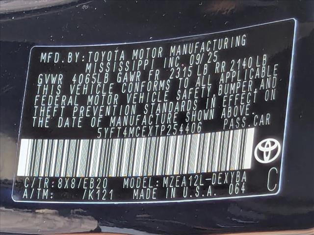 new 2026 Toyota Corolla car, priced at $32,156