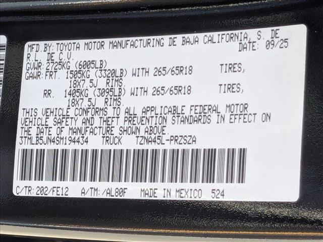 new 2025 Toyota Tacoma car, priced at $43,760