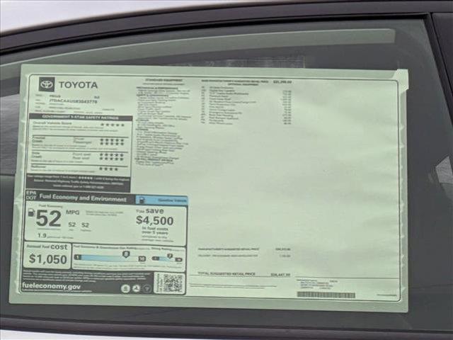 new 2024 Toyota Prius car, priced at $36,447