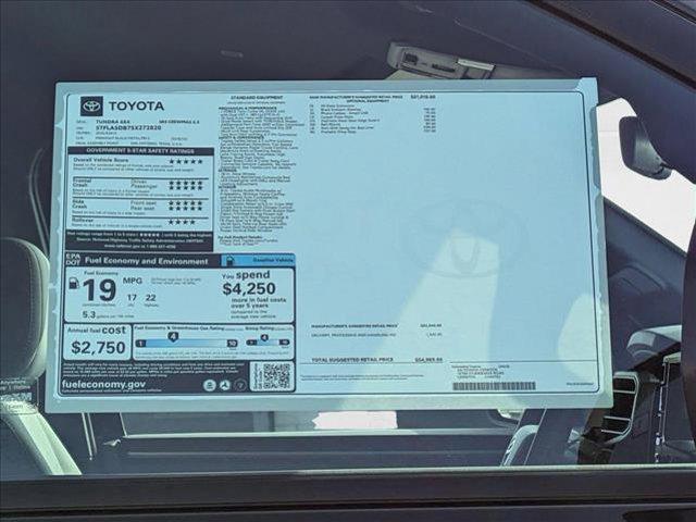 new 2025 Toyota Tundra car, priced at $54,989