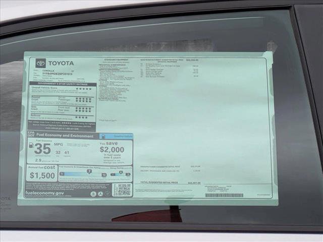 new 2025 Toyota Corolla car, priced at $24,307