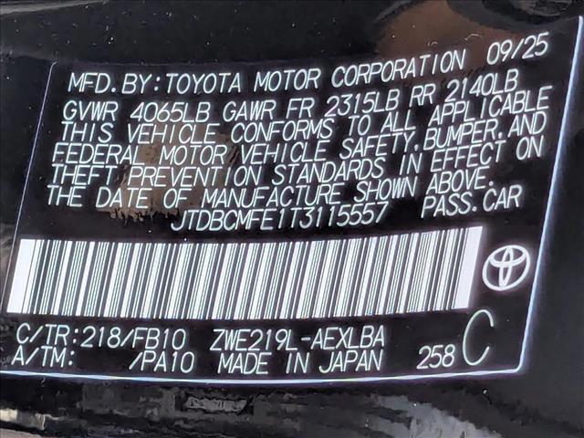 new 2026 Toyota Corolla Hybrid car, priced at $26,001