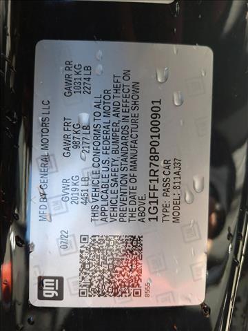 used 2023 Chevrolet Camaro car, priced at $38,995