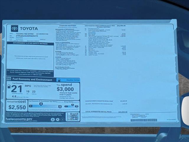 new 2024 Toyota Tacoma car, priced at $53,099