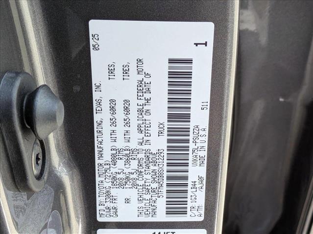 new 2025 Toyota Tundra car, priced at $66,924