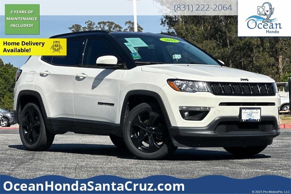 used 2018 Jeep Compass car, priced at $18,997