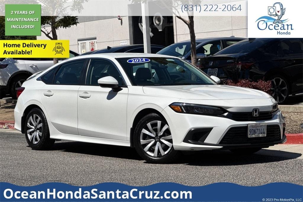 used 2024 Honda Civic car, priced at $22,021