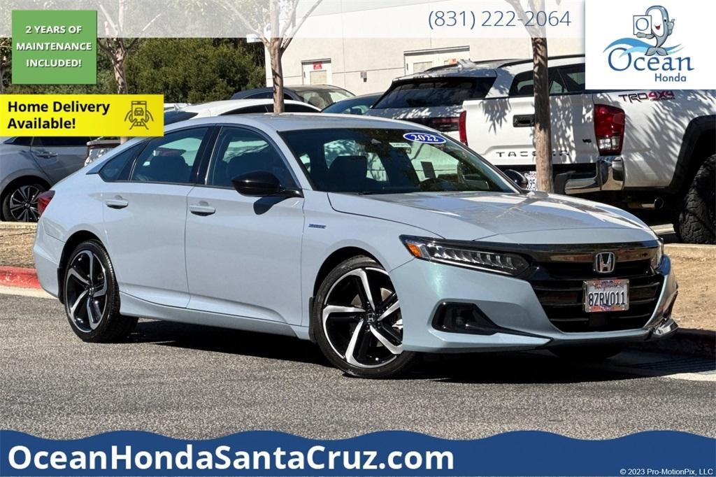 used 2022 Honda Accord Hybrid car, priced at $24,887
