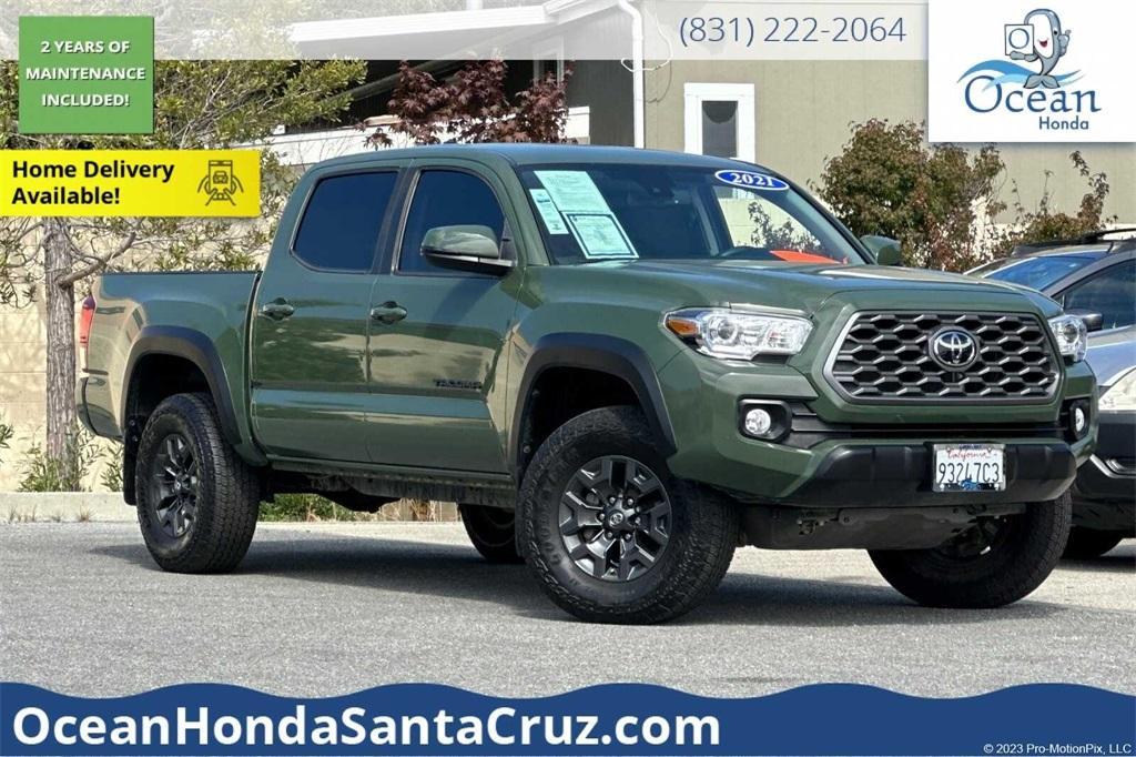 used 2021 Toyota Tacoma car, priced at $32,789