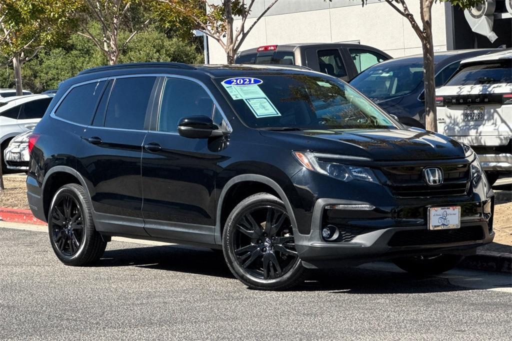 used 2021 Honda Pilot car, priced at $29,630