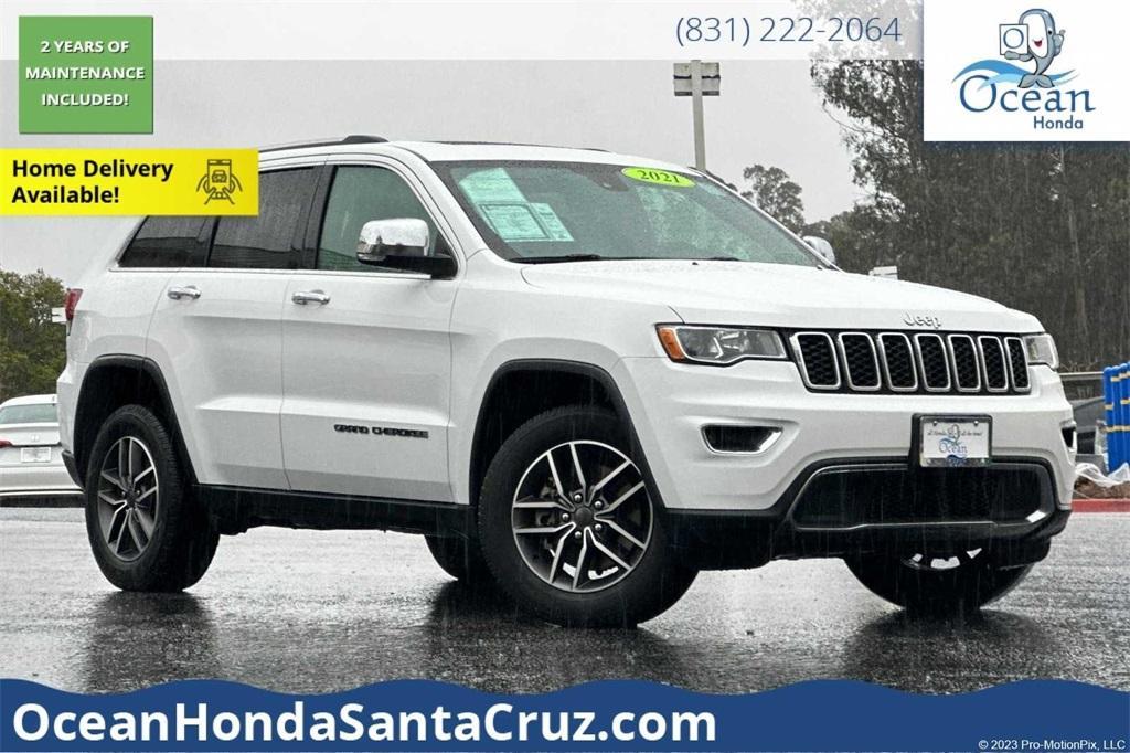 used 2021 Jeep Grand Cherokee car, priced at $27,443