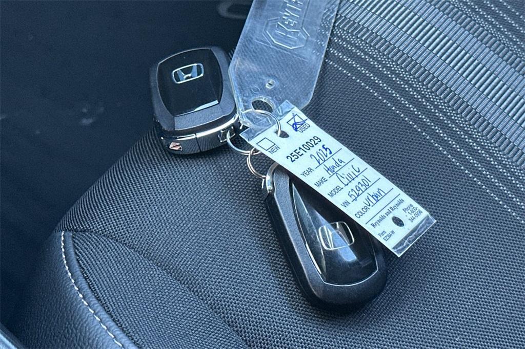 used 2025 Honda Civic car, priced at $24,742