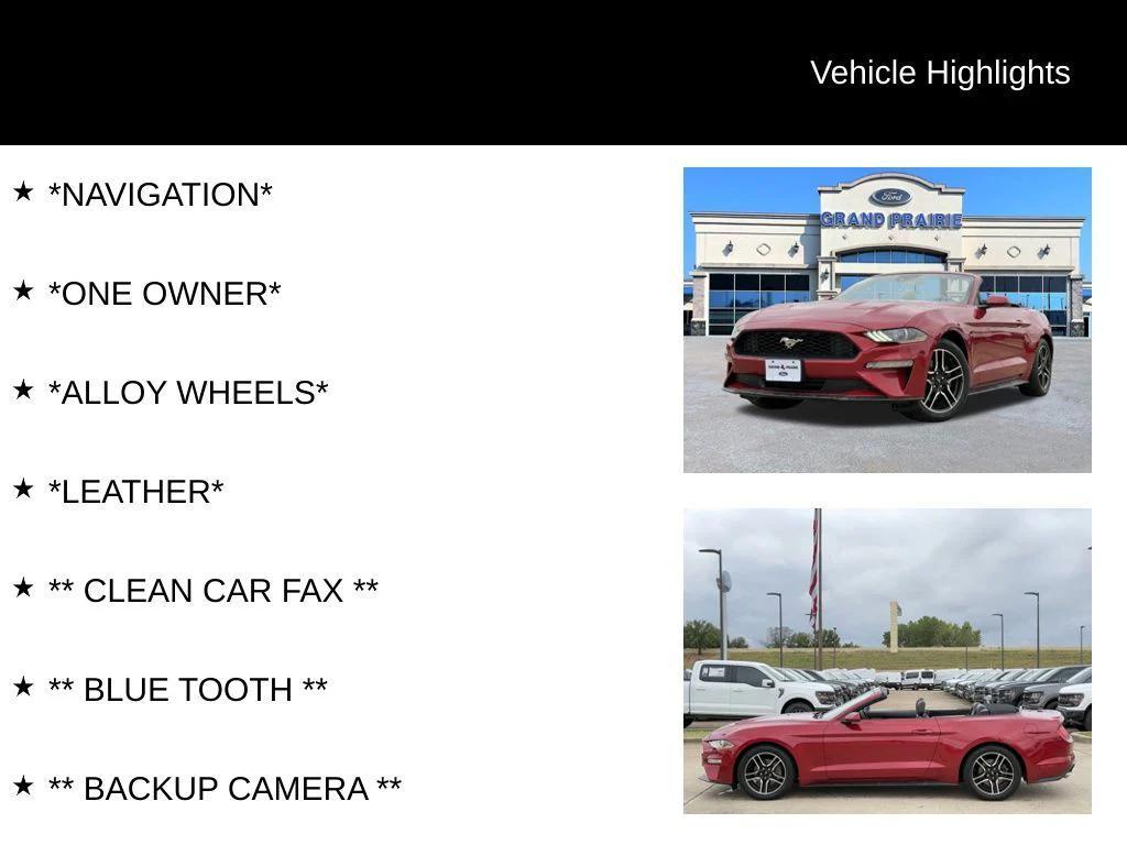 used 2022 Ford Mustang car, priced at $19,999