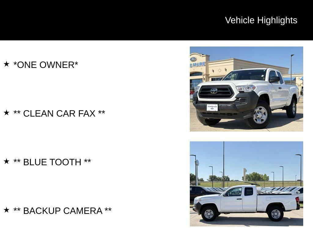 used 2023 Toyota Tacoma car, priced at $25,145