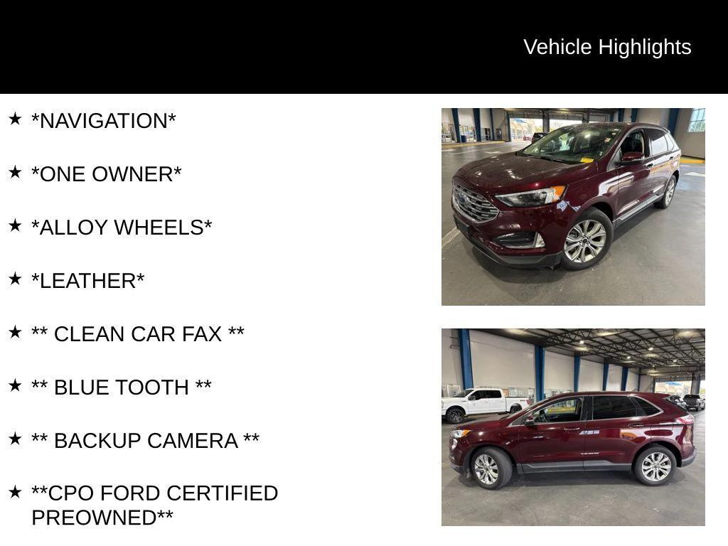 used 2024 Ford Edge car, priced at $28,972